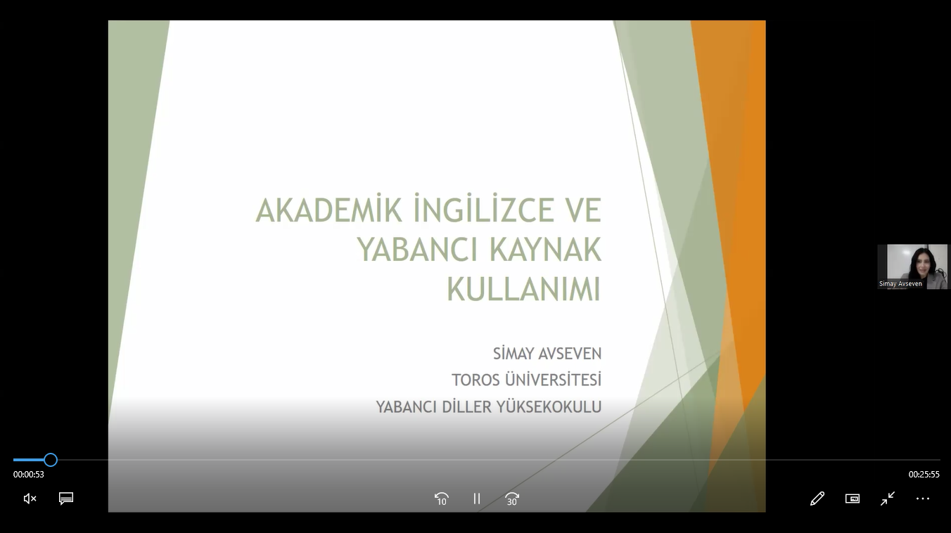 Öğrenciler İçin Sunumlar